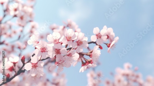 pink cherry blossom © Murtaza03ai
