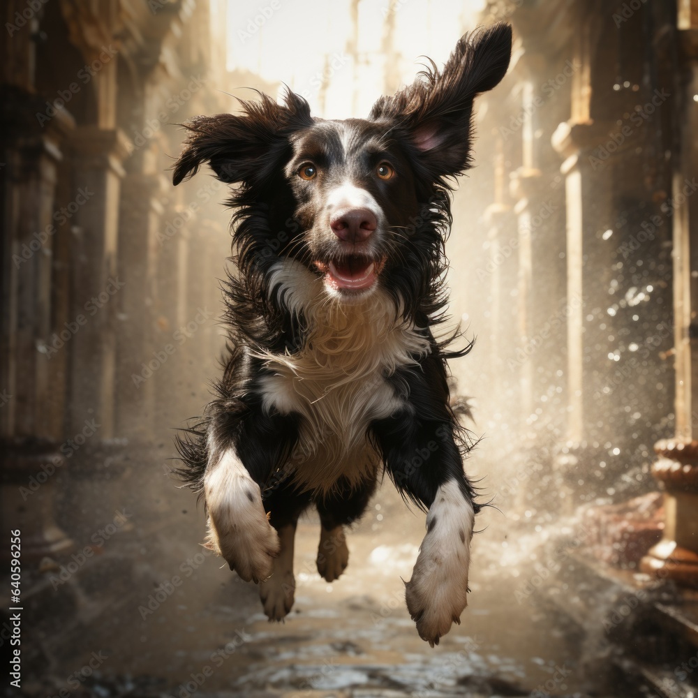 Flying dog,cocker spaniel, isolated on transparent background, Flying dog,cocker spaniel, isolated on transparent background,