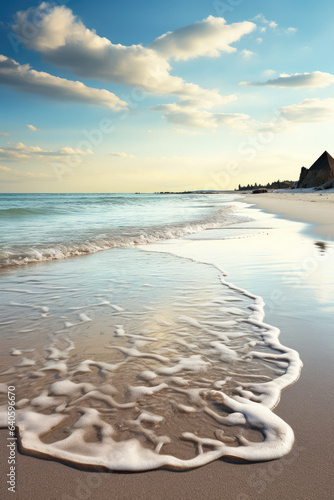 sunset on the beach