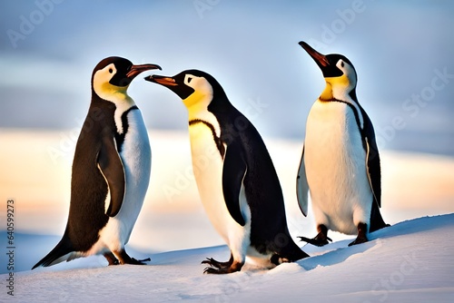 Detail the lives of penguins in their natural habitats  covering their habits  body adaptations  and survival in harsh environments