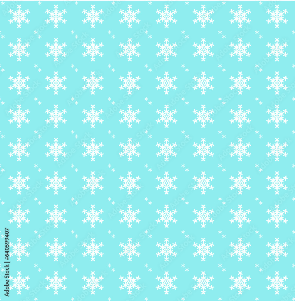 hellblaue quadratische fläche gefüllt mit regelmäßig verteilten weißen schneeflocken hellblaue quadratische fläche gefüllt mit regelmäßig verteilten weißen schneeflocken