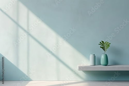 Wallpaper Mural Minimalistic scenes in rooms with light and shadows for product placements. Torontodigital.ca