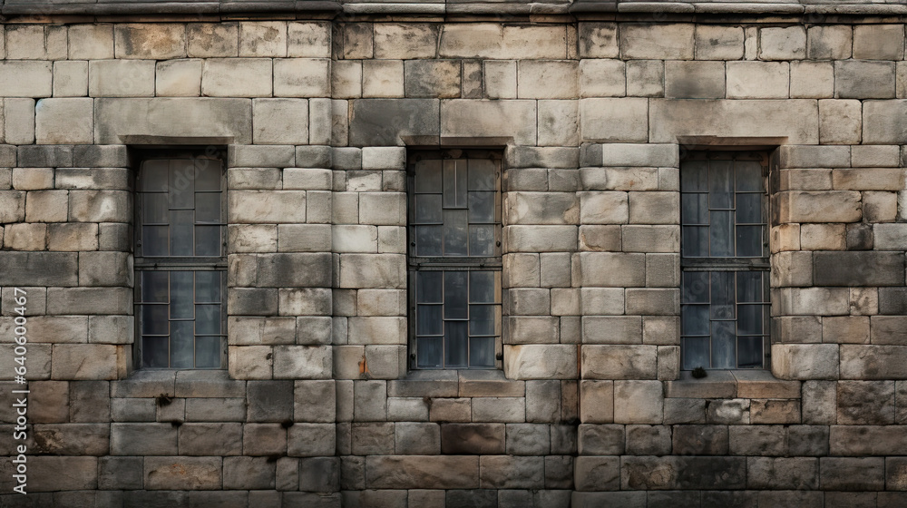 Precision-captured textures of aged stone architecture