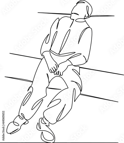 drunkard man sleeping on a bench