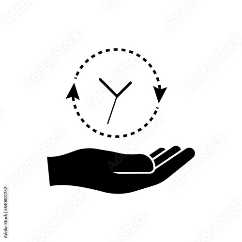 Patience Icon. Composure, Forbearance Symbol.       