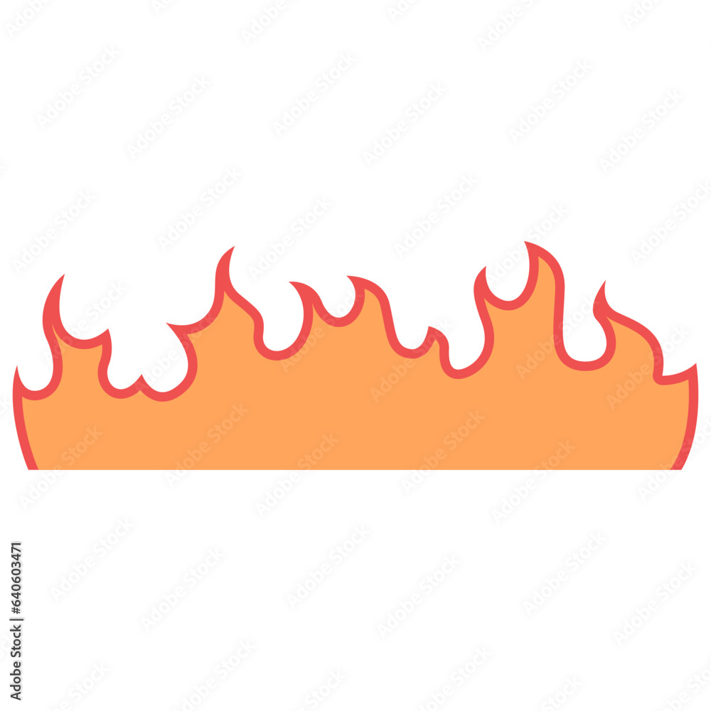 Fire Flame Border
