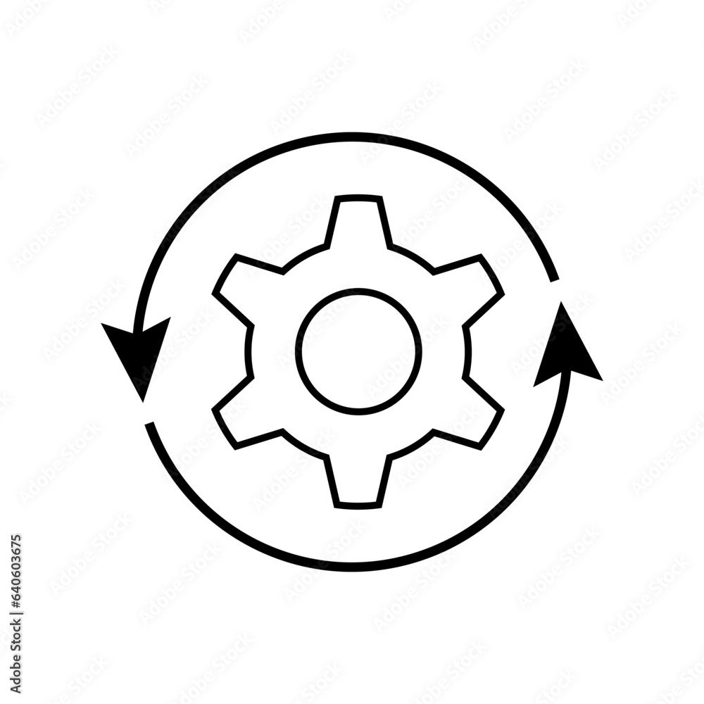 Set Icon. Manage, Adjust. Circular Gear, Rotation Cog Symbol - Vector Logo Template. Set Icon. Manage, Adjust. Circular Gear, Rotation Cog Symbol - Vector Logo Template.