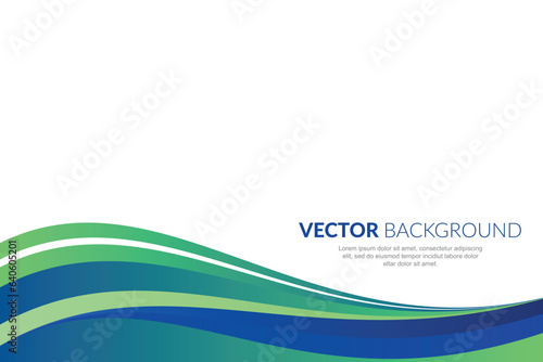 Modern wavy business style background