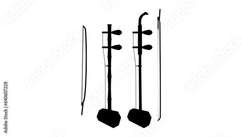 Chinese musical instruments erhu