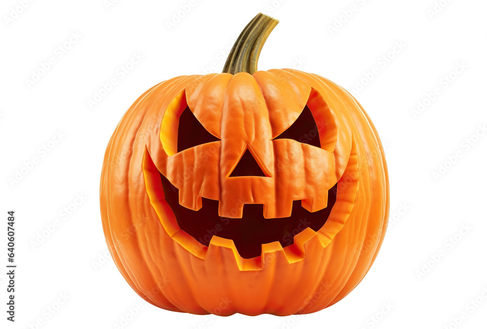 Fototapeta premium Halloween pumpkin, cut out