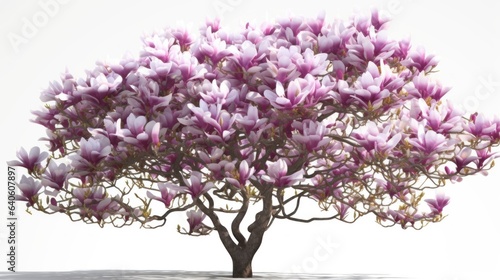 lilac flowers isolated on white