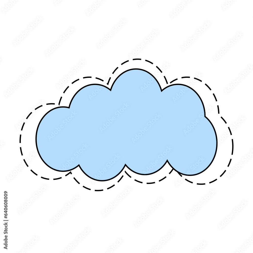 Cute Cloud Illustration Cute Cloud Illustration