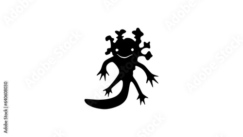 Axolotl silhouette