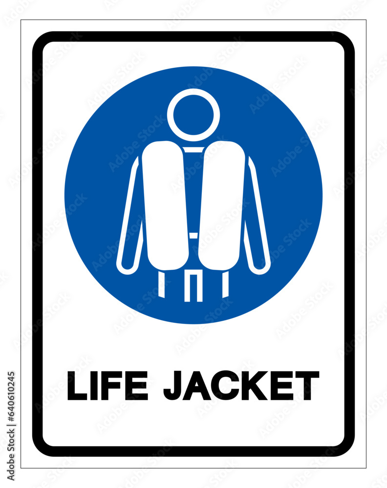 Life Jacket Symbol Sign, Vector Illustration, Isolate On White Background Label .EPS10 Life Jacket Symbol Sign, Vector Illustration, Isolate On White Background Label .EPS10