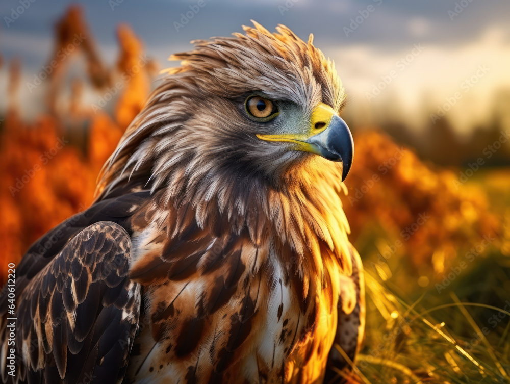 Hawk in its Natural Habitat, Wildlife Photography, Generative AI Hawk in its Natural Habitat, Wildlife Photography, Generative AI