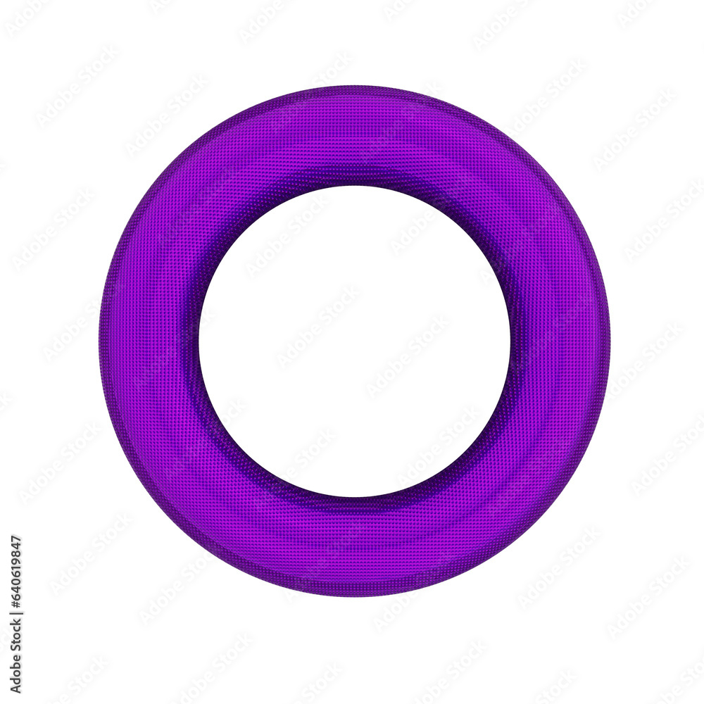 3D Purple Torus 3D Purple Torus