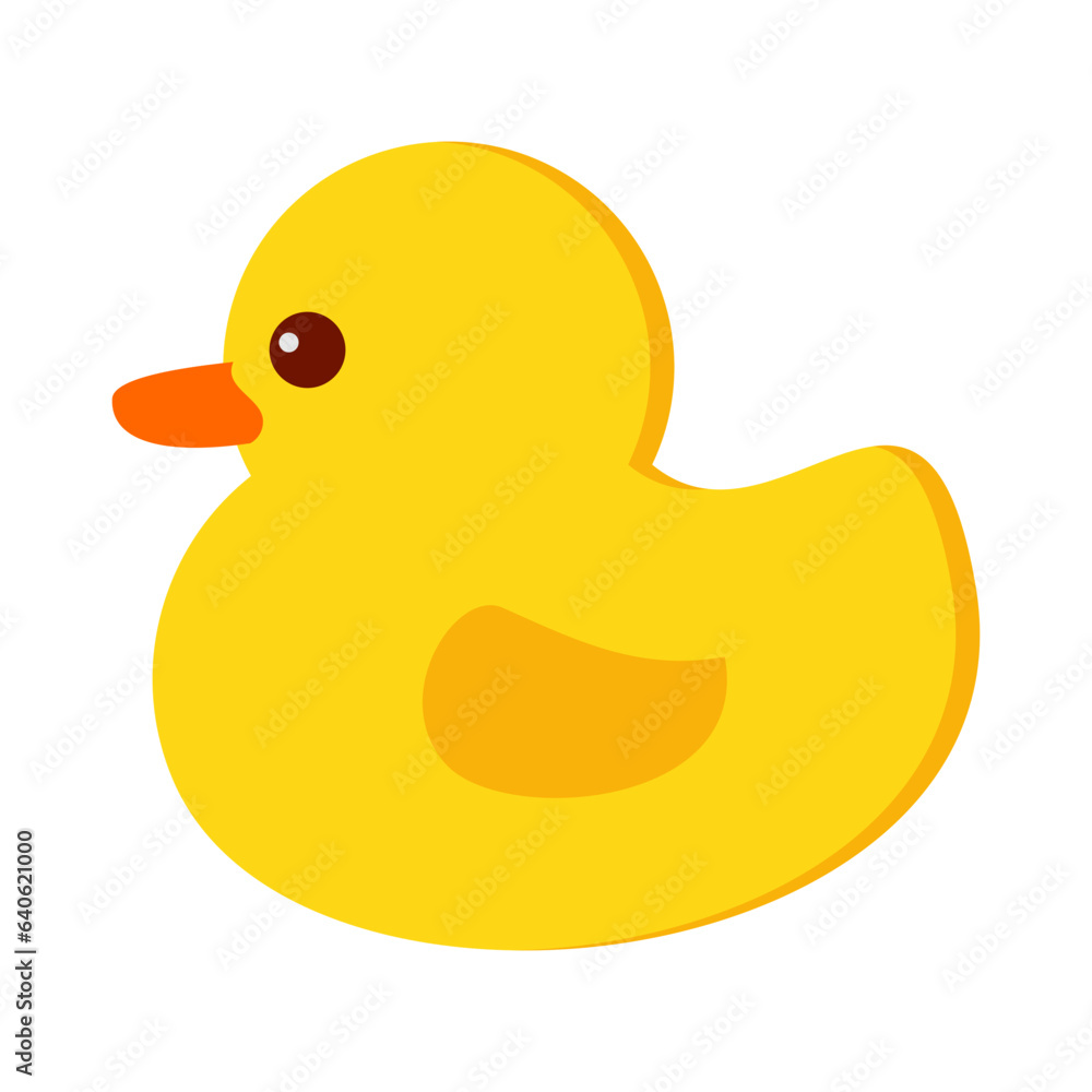 Duck Toy Summer Equipment Illustration Duck Toy Summer Equipment Illustration