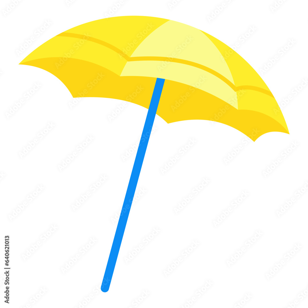 Umbrella Summer Equipment Illustration