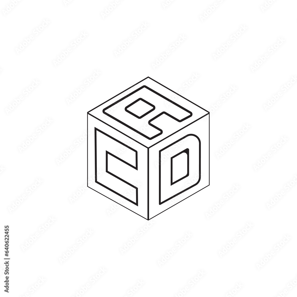 Cube letter logo design Cube letter logo design