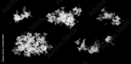 Fototapeta Naklejka Na Ścianę i Meble -  Chmury, dym, biale