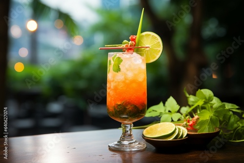 Exotic escape 'Mai Tai Mai Thai' cocktail blends global tastes, epitomizing relaxation
