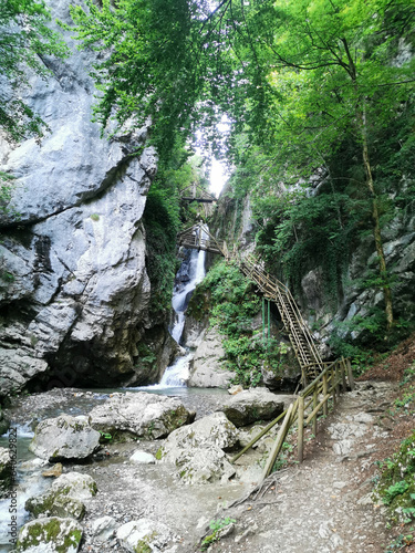 Die Kesselfallklamm bei Semriach bei Graz in Österreich photo