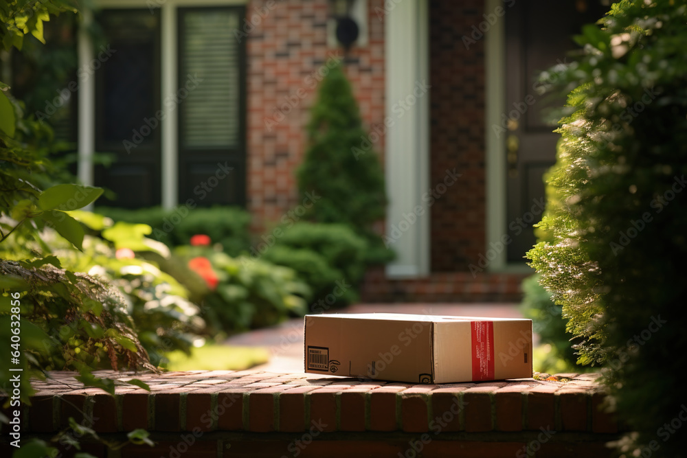 Delivery of packages to the home address Delivery of packages to the home address