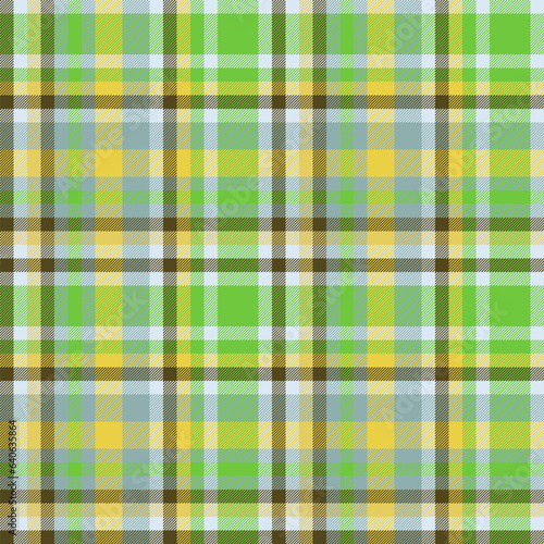 Background seamless textile of pattern texture plaid with a tartan check fabric vector.