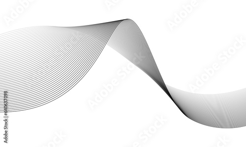 dynamic line wave background design on white background