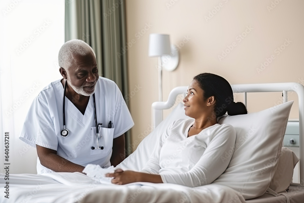 An elderly patient receives attentive care from a dedicated healthcare professional. An elderly patient receives attentive care from a dedicated healthcare professional.