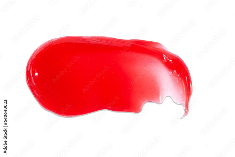 Lip gloss smear isolated on white. PNG with transparent background. Lip gloss smear isolated on white. PNG with transparent background.