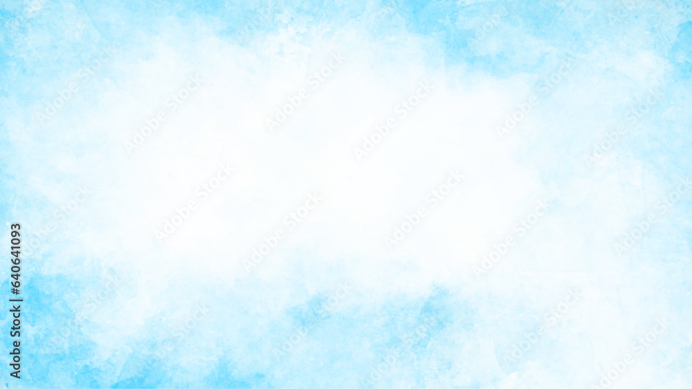 blue watercolor sky texture marble background.