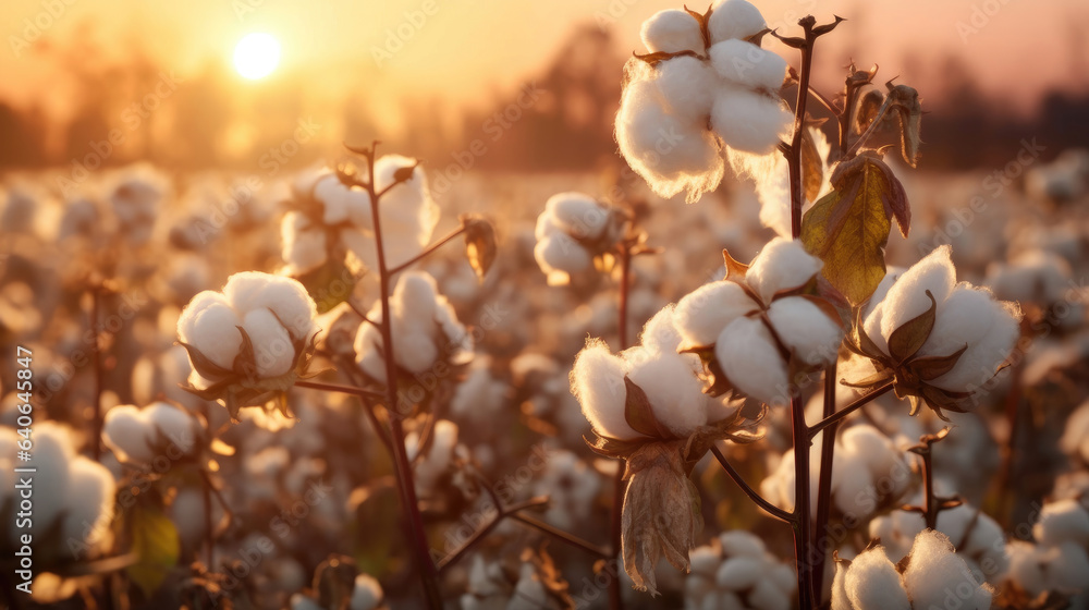 Cotton field, ready for harvest