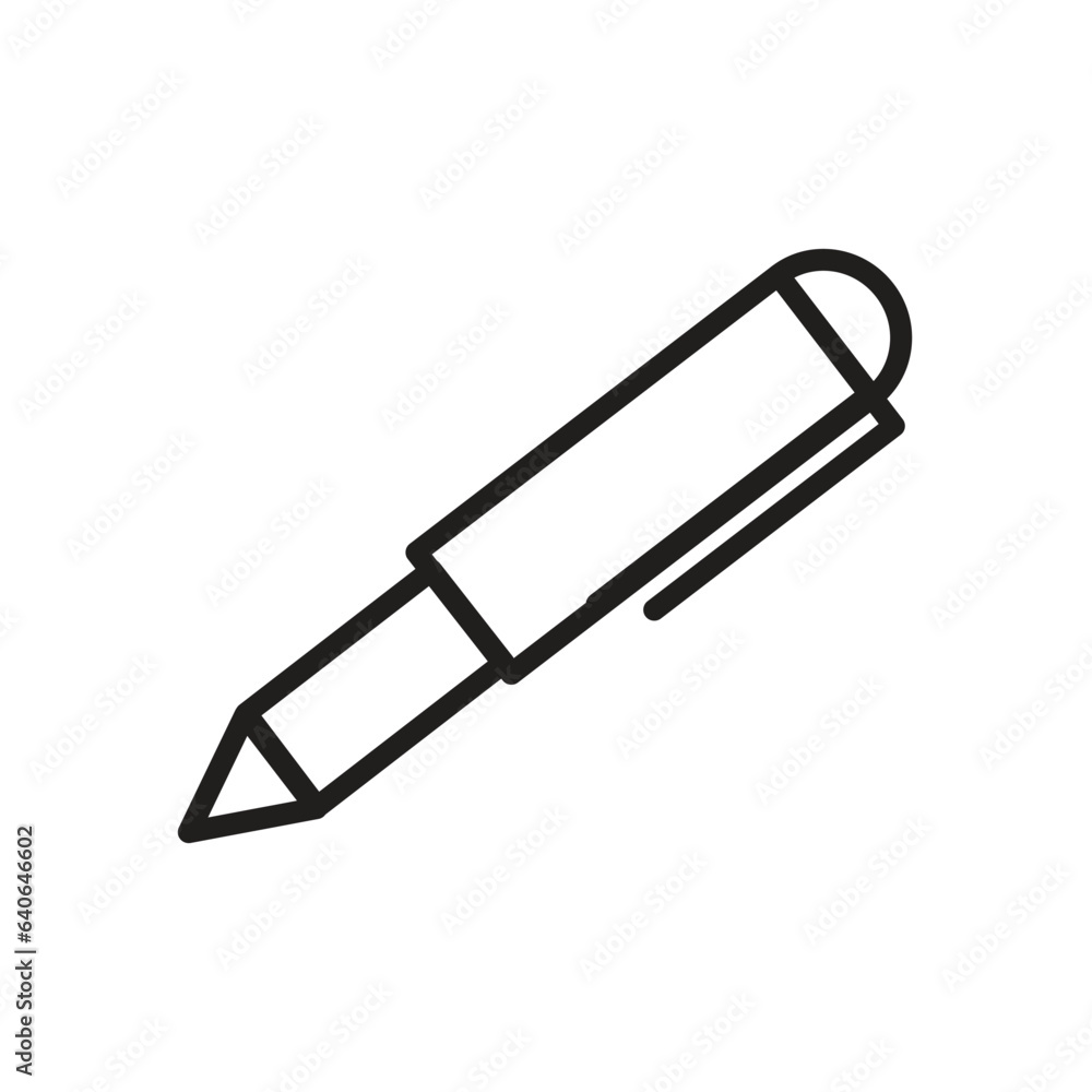 pen vector line icon template pen vector line icon template