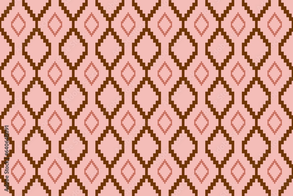 Fototapeta premium pattern with elements design for fabric,clothing,pillow case,backdrop,background and texture.