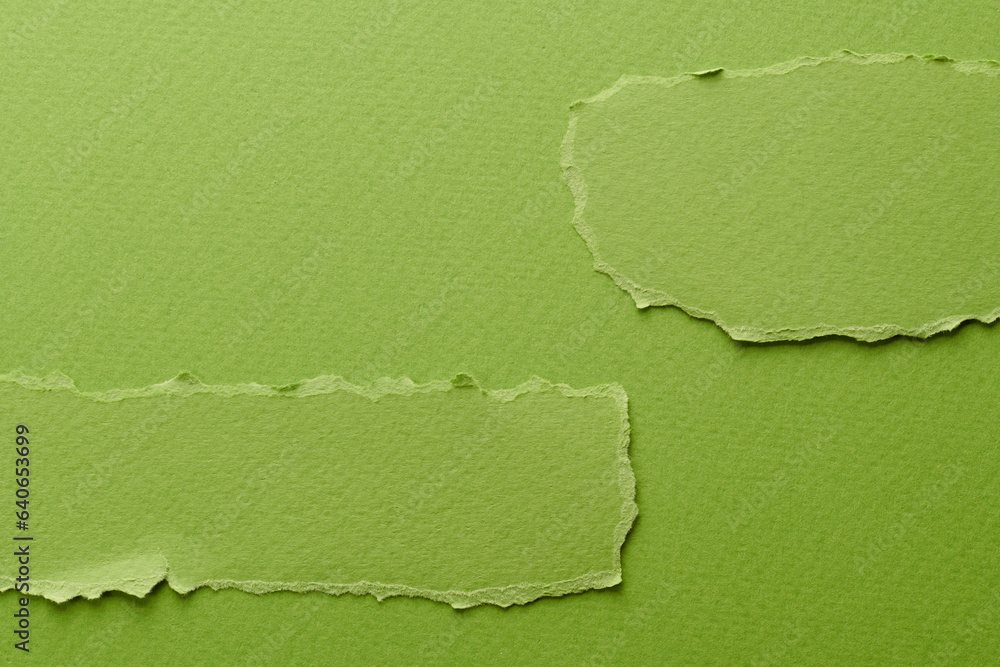 Art collage of pieces of ripped paper with torn edges. Sticky notes collection green colors, shreds of notebook pages. Abstract background. Art collage of pieces of ripped paper with torn edges. Sticky notes collection green colors, shreds of notebook pages. Abstract background.