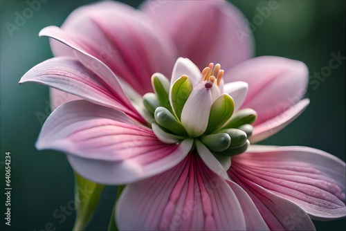 close up of pink lily