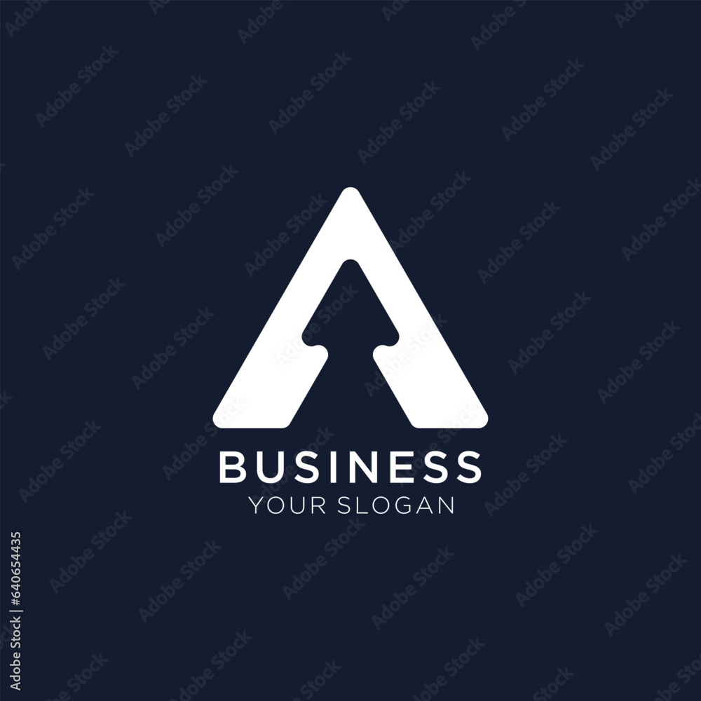 Letter a logo design vector with creative unique concept Letter a logo design vector with creative unique concept