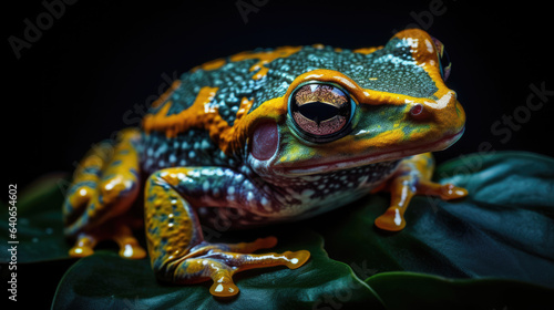 Golden-eyed leaf frog. © Matthew
