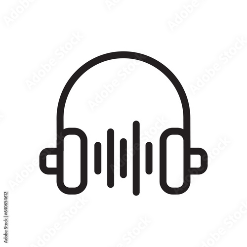 Audio streaming icon vector design illustration