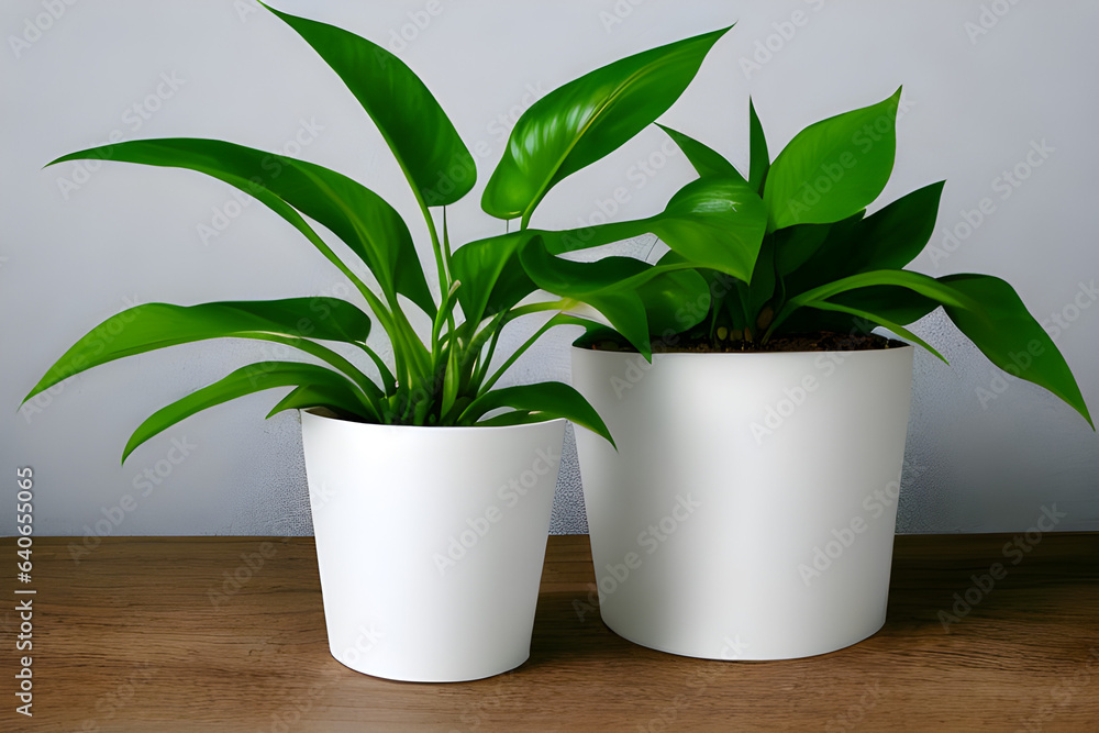 plant in a pot Generative AI