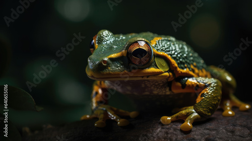 Golden-eyed leaf frog. © Matthew