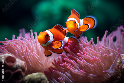 Fototapet fish on reef