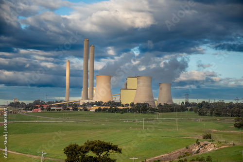 Canvastavla The Loy Yang Power Station exterior view