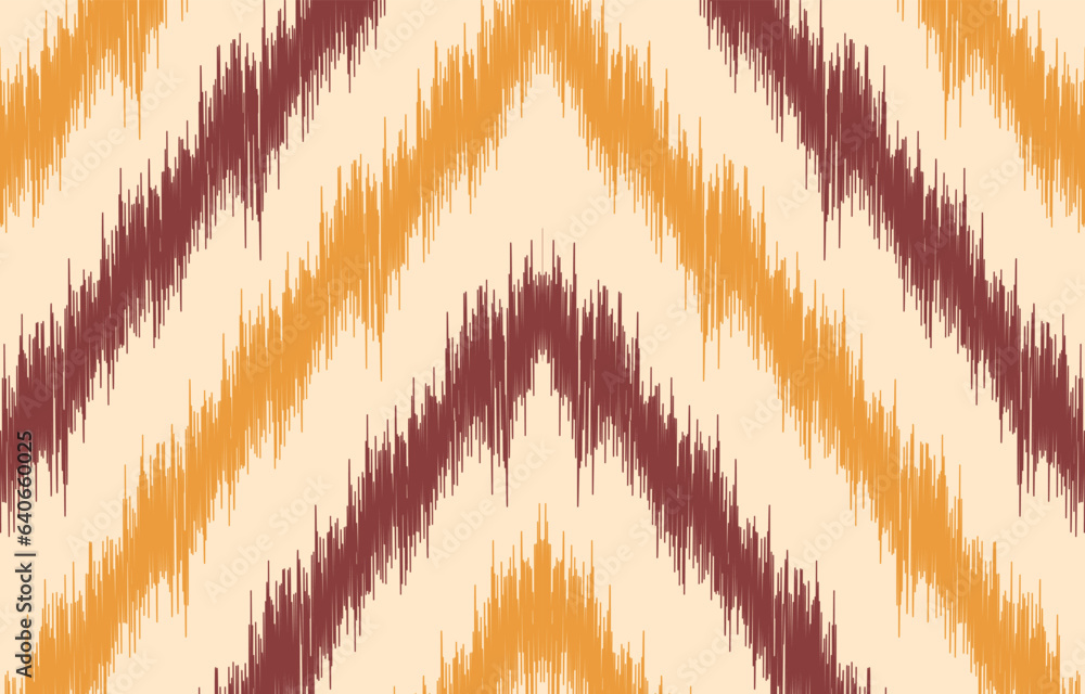 Ethnic abstract ikat art. Aztec ornament print. geometric ethnic pattern seamless  color oriental.  Design for background ,curtain, carpet, wallpaper, clothing, wrapping, Batik, vector illustration.