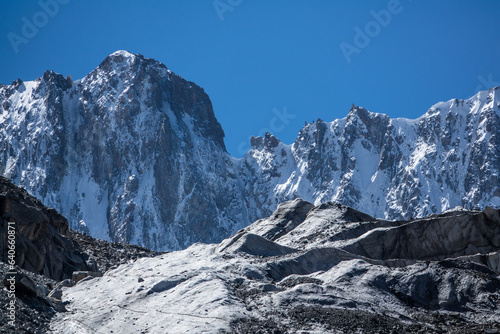 Big snow glacier in kyrgyzstan © Michael