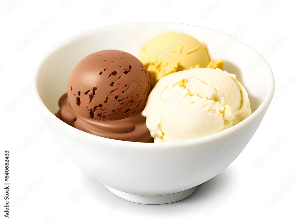 chocolate and ice cream balls chocolate and ice cream balls