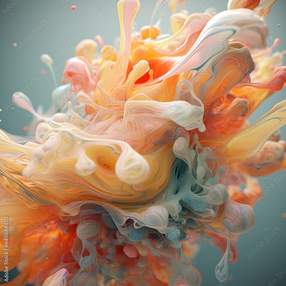 Fototapeta premium Colorful Watercolor Grunge Poster