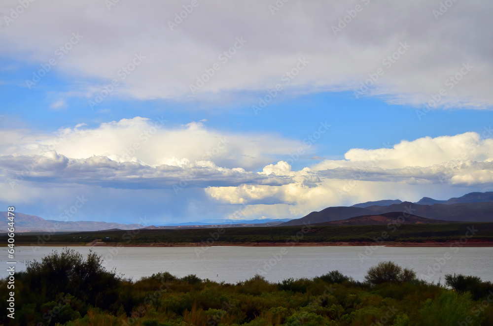 Cloudy day Roosevelt Lake Arizona