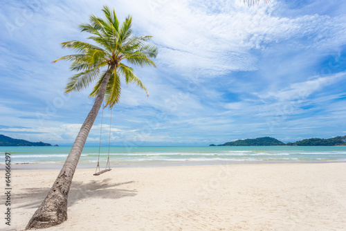 The Patong beach in Phuket  Thailand. Phuket is a popular destination famous for its beaches.